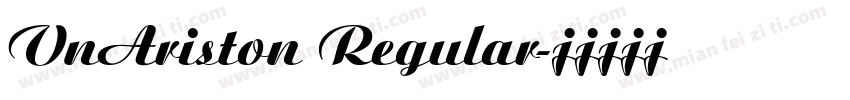 VnAriston Regular字体转换